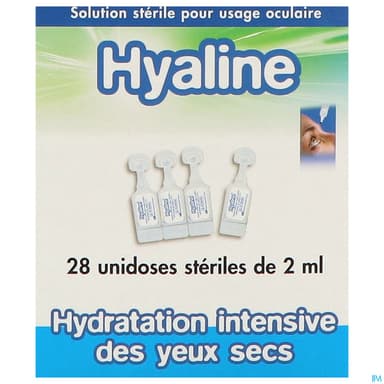 Hyaline Solution Ophtalmique Unidose 2ml 28