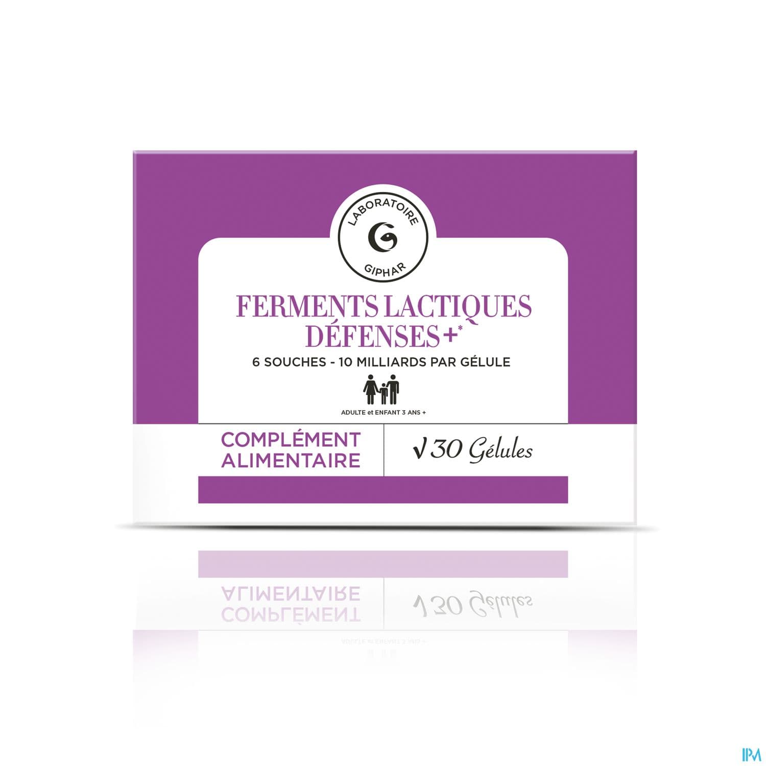 GIPHAR FERMENT LACTIQ DEF+ GELUL30