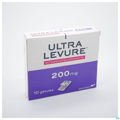 ULTRA LEVURE 200MG GELULE 10