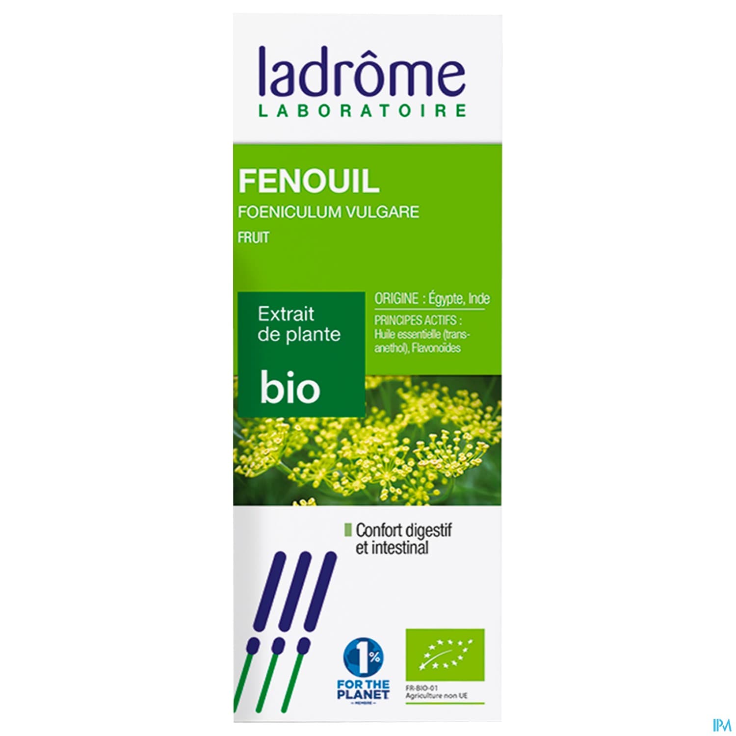 Ladrome Extrait De Plantes Fraiches Bio Fenouil 50ml