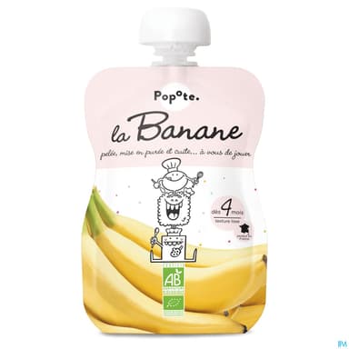 Popote Gourde Banane Bio 120g