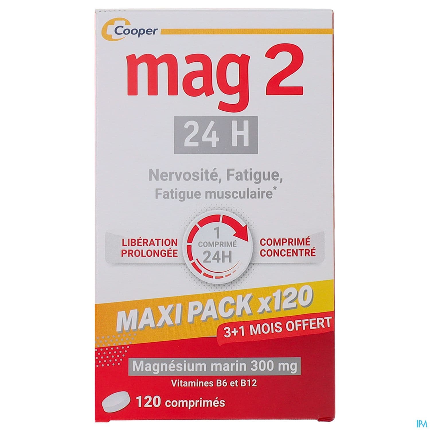 Cooper Mag 2 24h Comprime A Liberation Prolongee 40 X3 Dont 1 Mois Offert