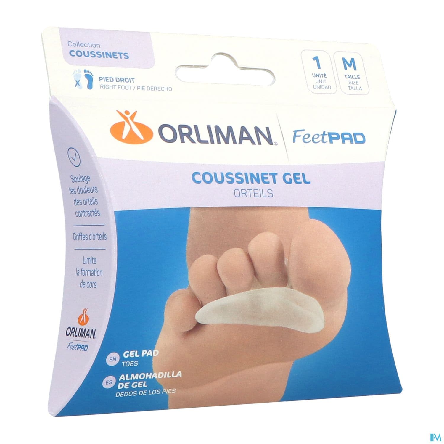 COUSSINET FEETPAD GEL ORTEIL D TM