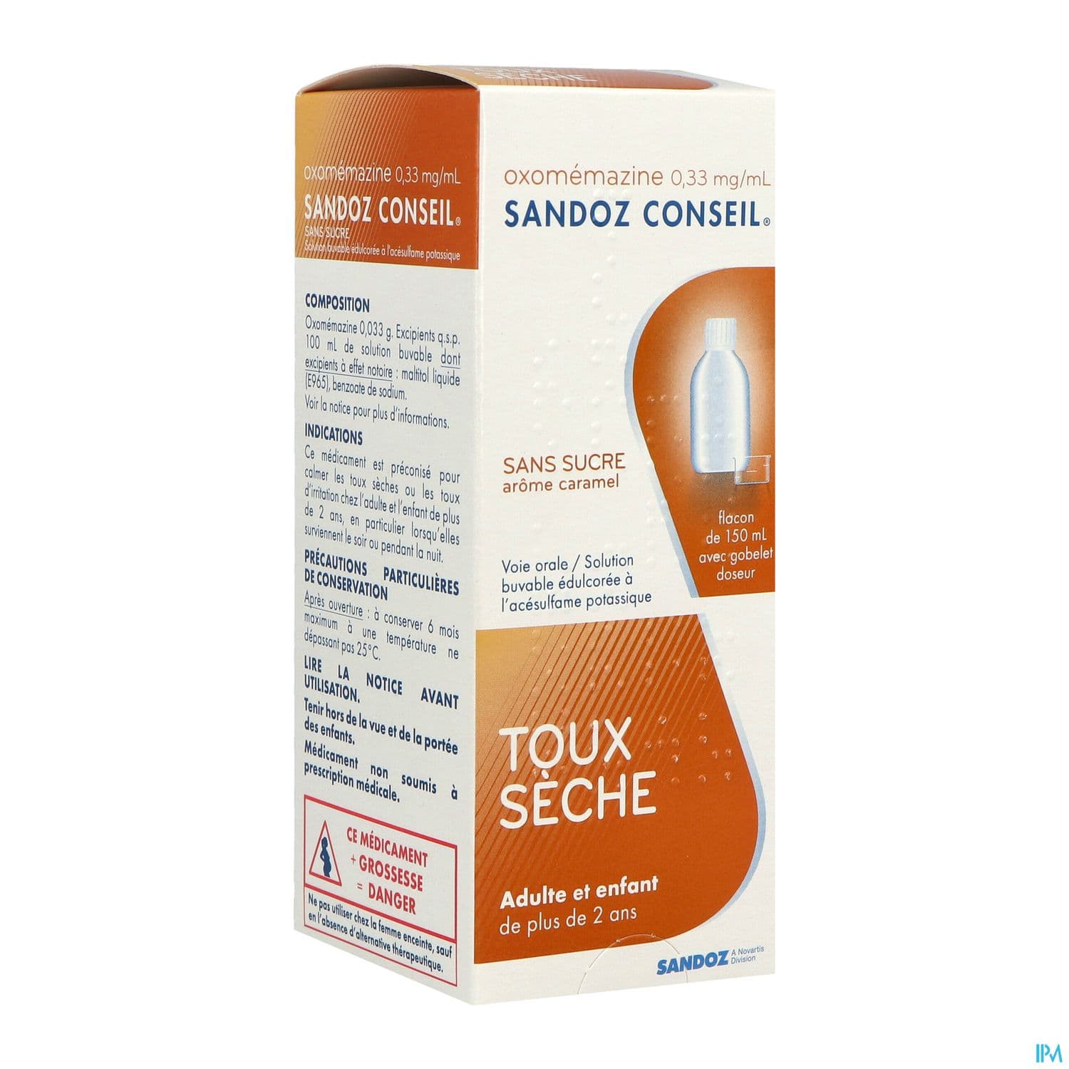 OXOMEMAZINE 0,33MG/ML SDC S/S150ML