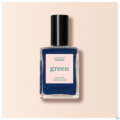 Manucurist Green Vernis A Ongles Midnight 15ml