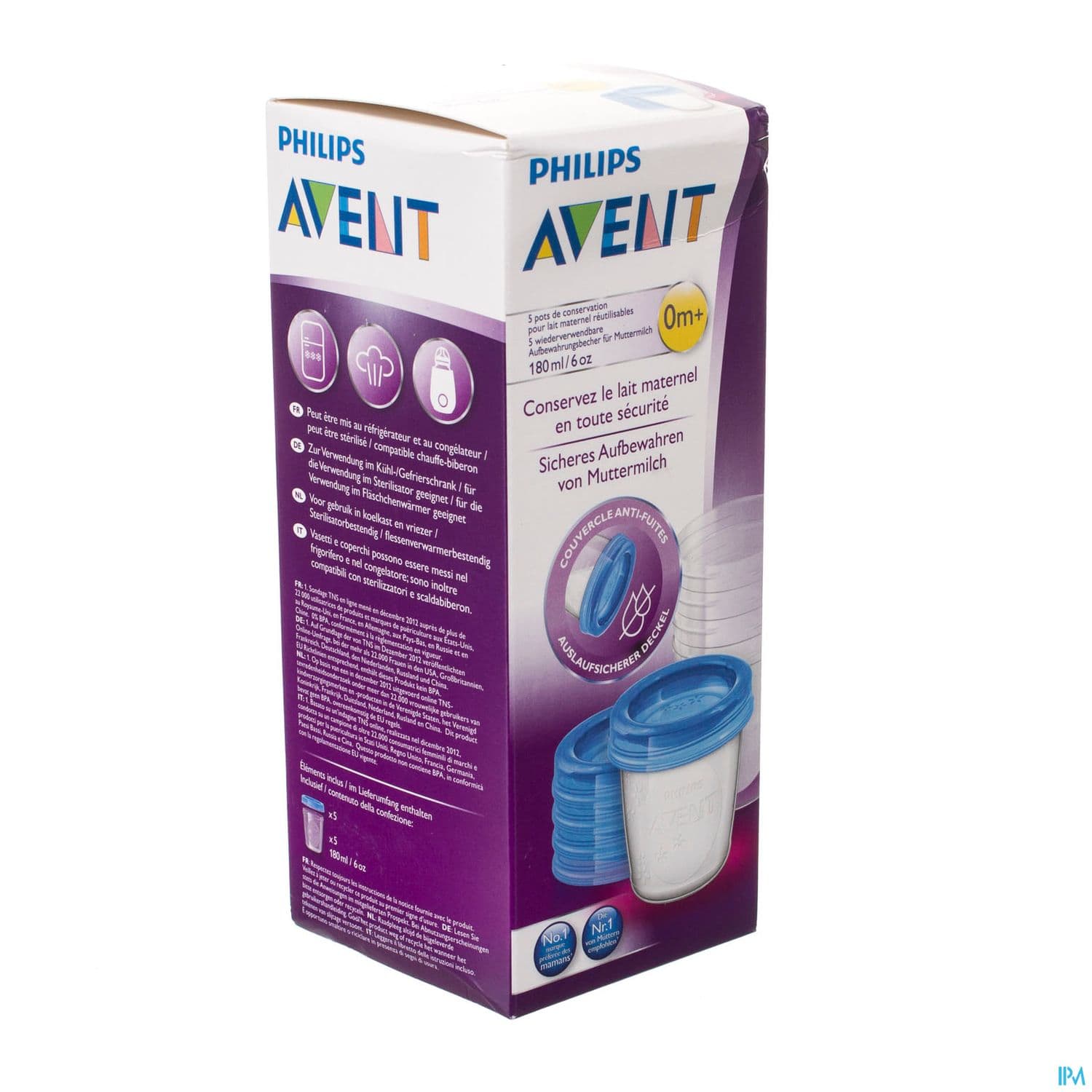 AVENT POT CONSERV+COUVERCL 180ML 5
