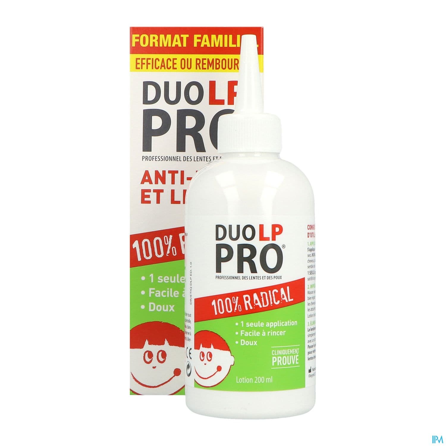 DUO LP-PRO LOTION A/POUX 200ML