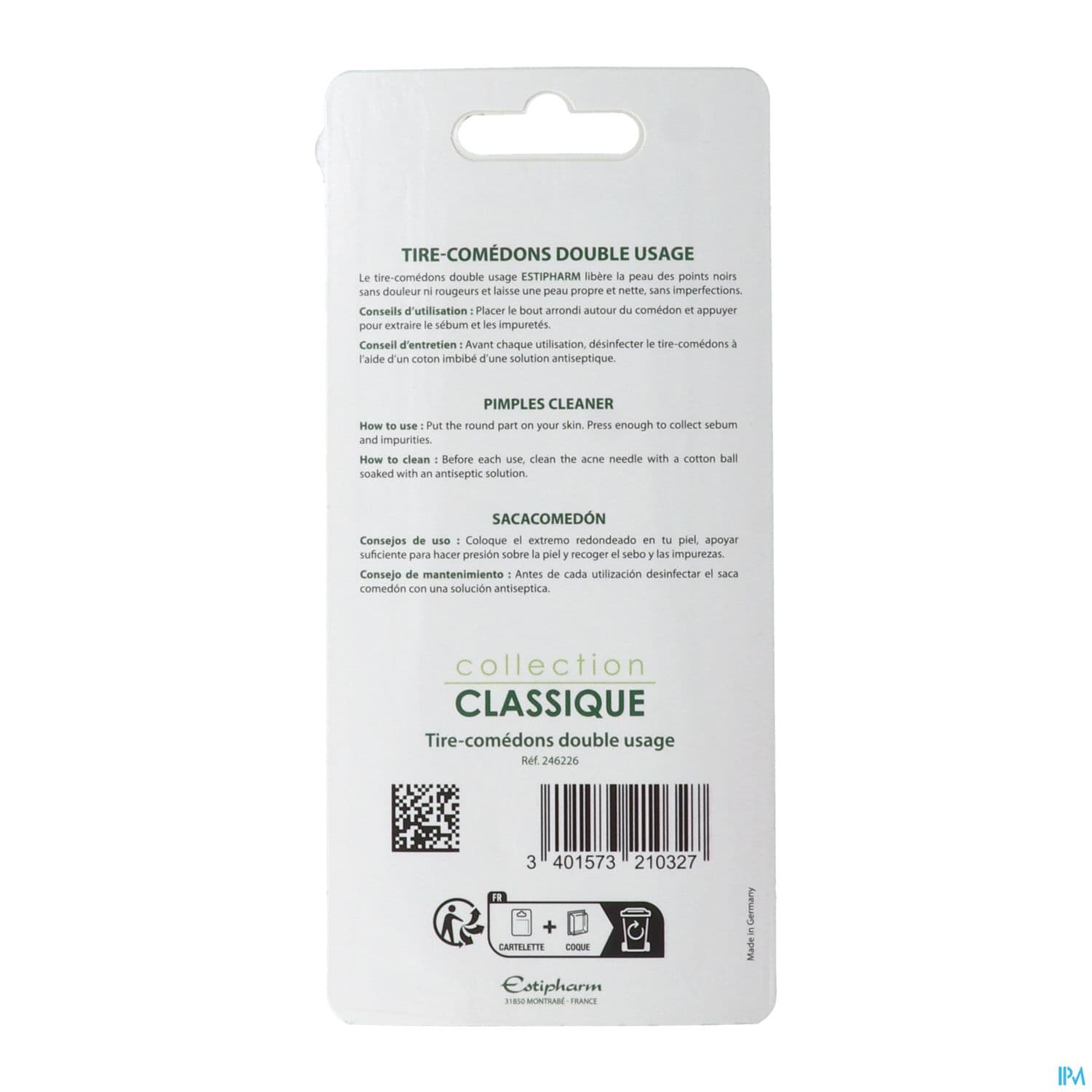 Estipharm Tire Comedons Double Usage