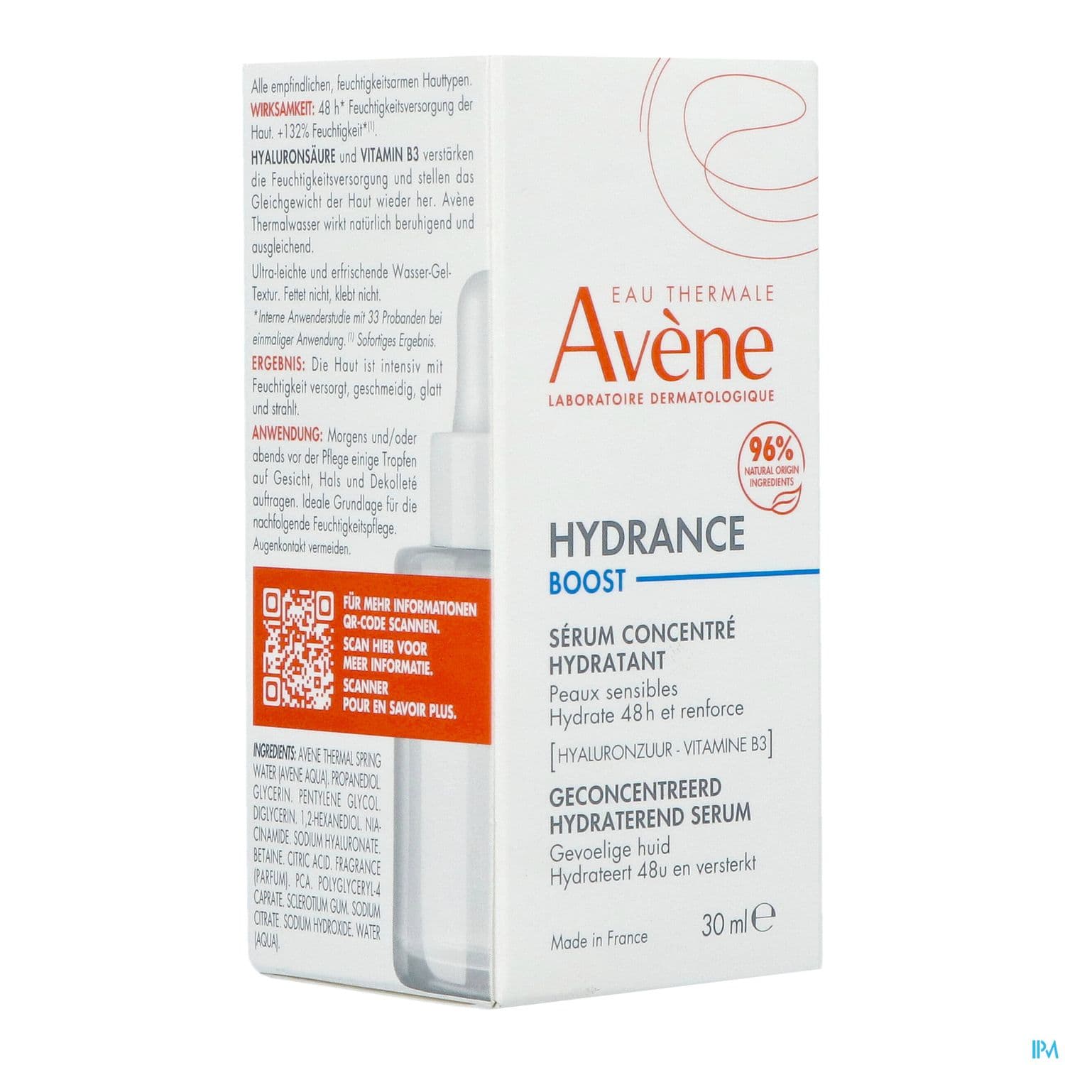 AVENE HYDRANCE SERUM BOOST 30ML