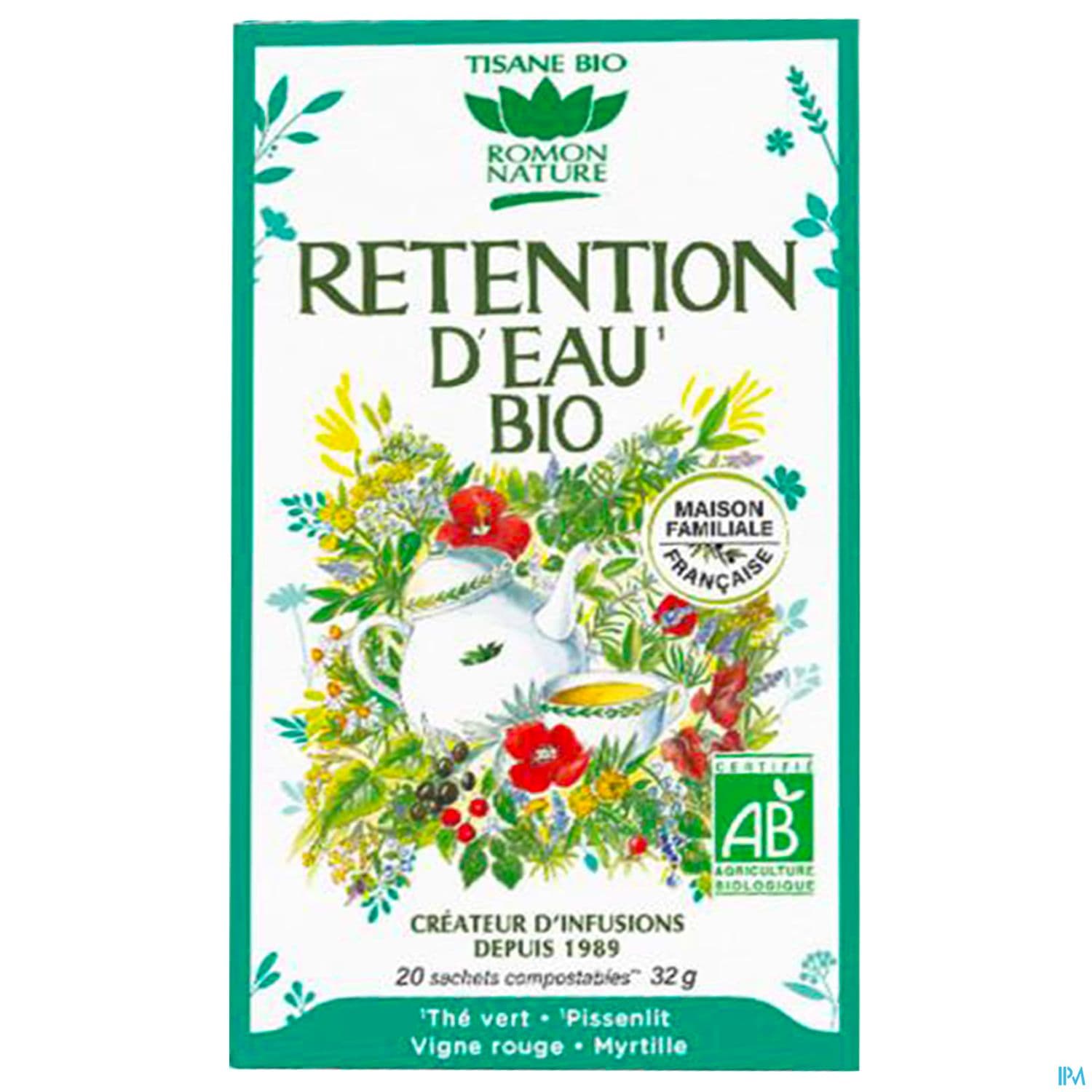 Romon Nature Complexes Retention Eau Bio Infusette 1g6 20