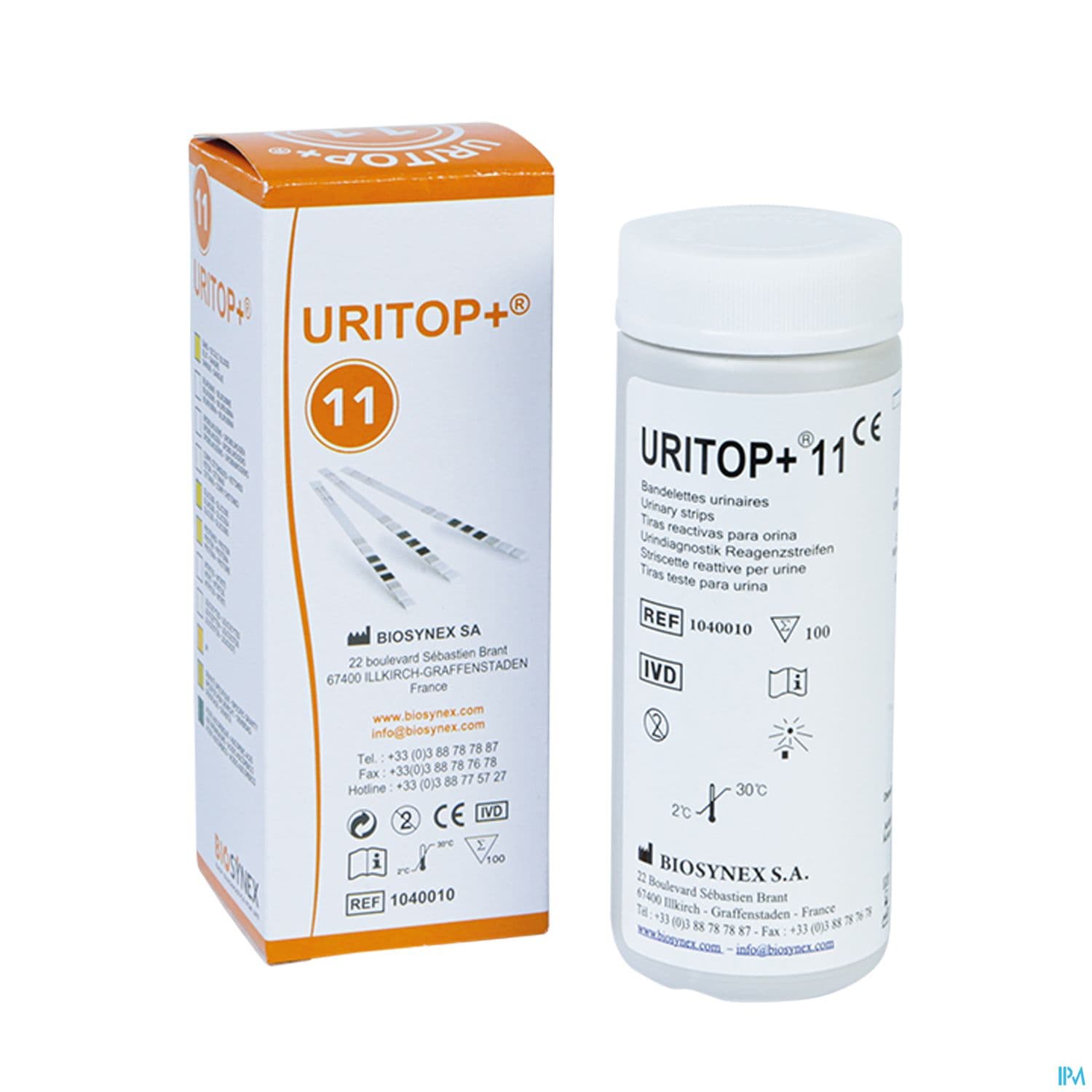 Biosynex Uritop+11 Bandelette Urinaire 100