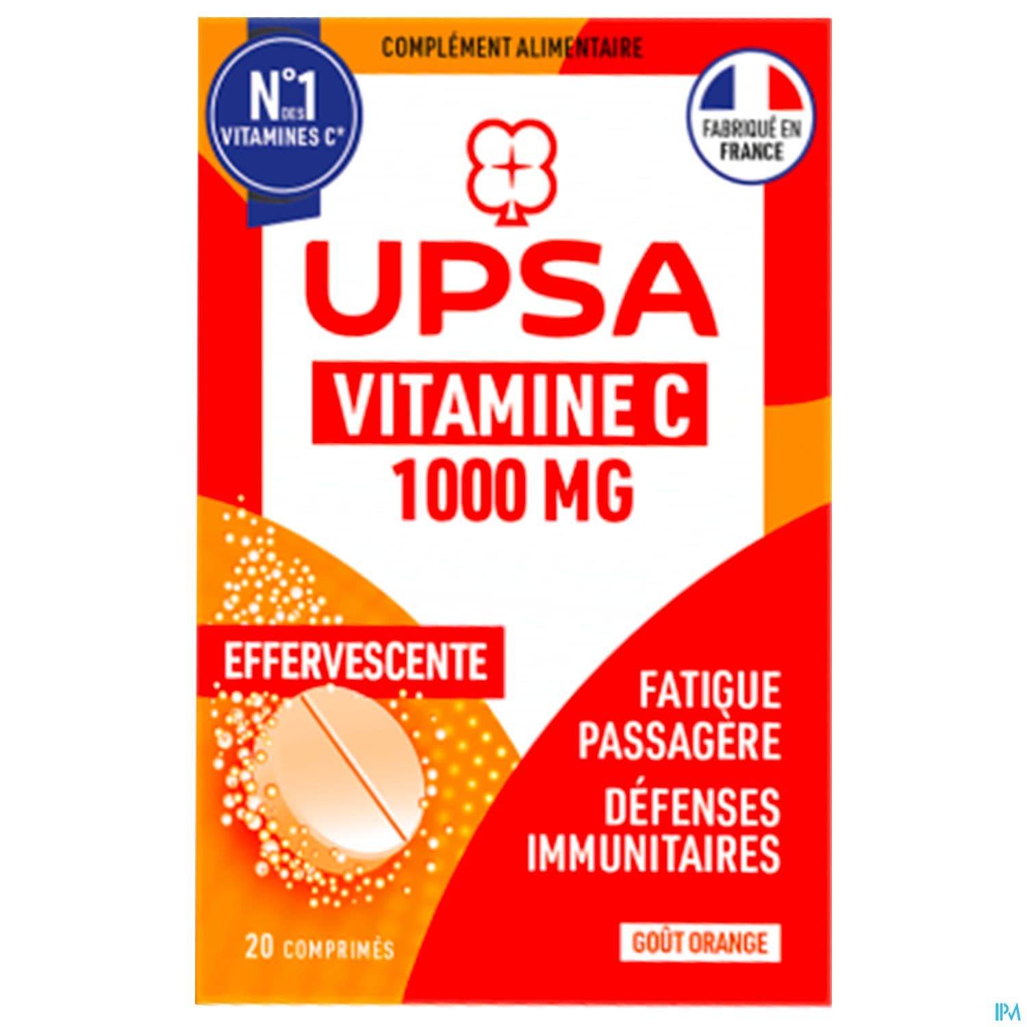 VIT C 1000MG UPSA CPR EFFERV 10 X2