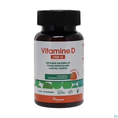 Vitavea Vitamine D 1000ui Gummies 30