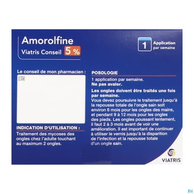 AMOROLFINE 5% VTS CONS VER FL2,5ML