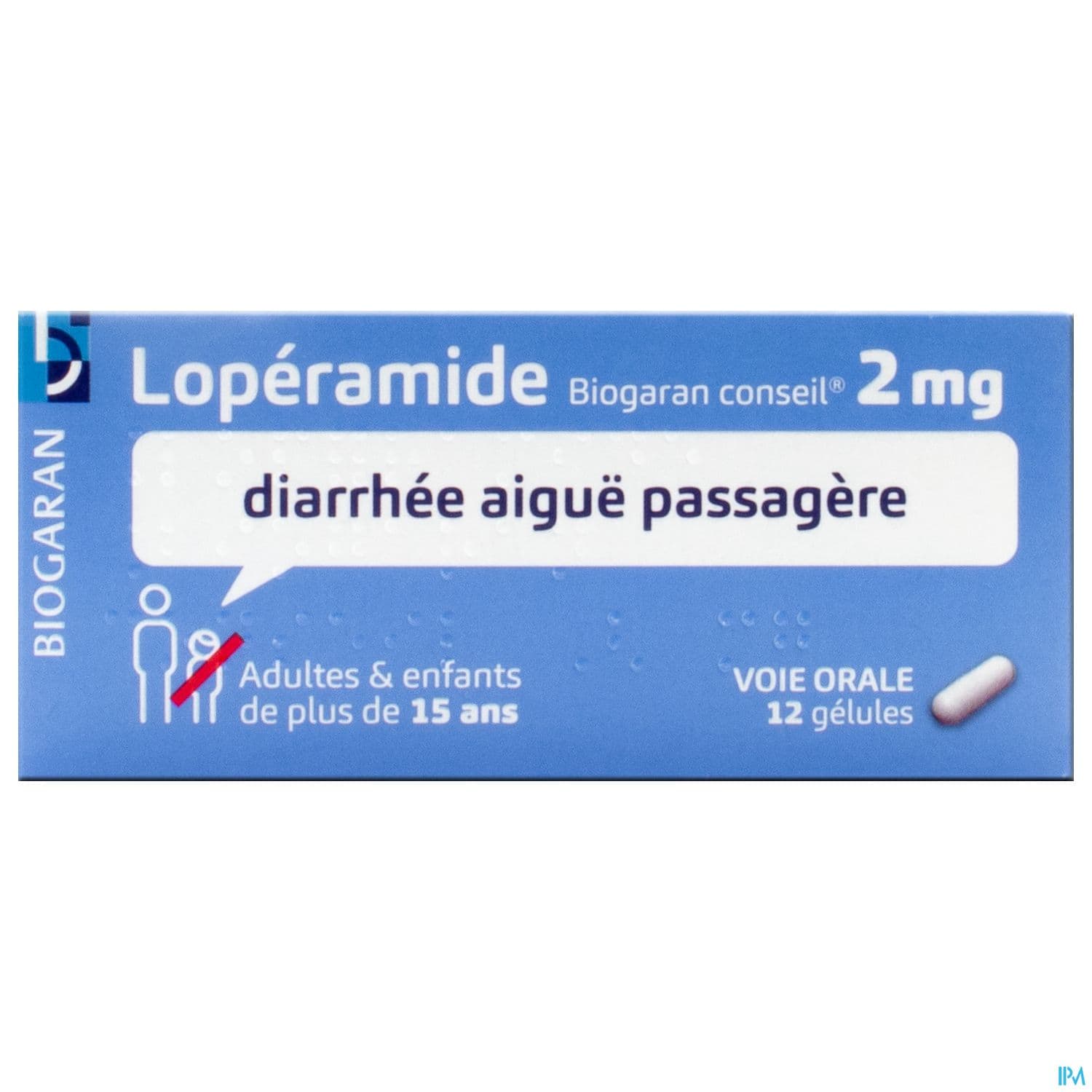 LOPERAMIDE 2MG BIOG CONS GELULE12
