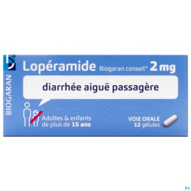 LOPERAMIDE 2MG BIOG CONS GELULE12