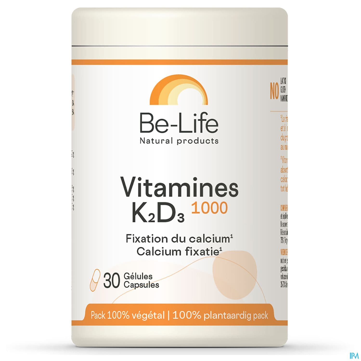 BE-LIFE VIT K2 D3 1000 GELUL 30