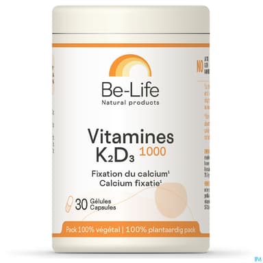 BE-LIFE VIT K2 D3 1000 GELUL 30
