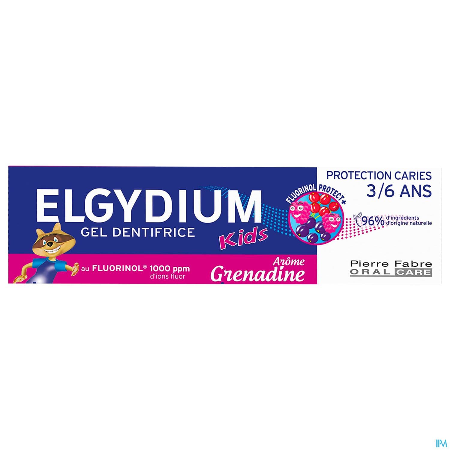 Elgydium Kids Protection Caries Gel Dentifrice Grenadine 50ml Reformulation