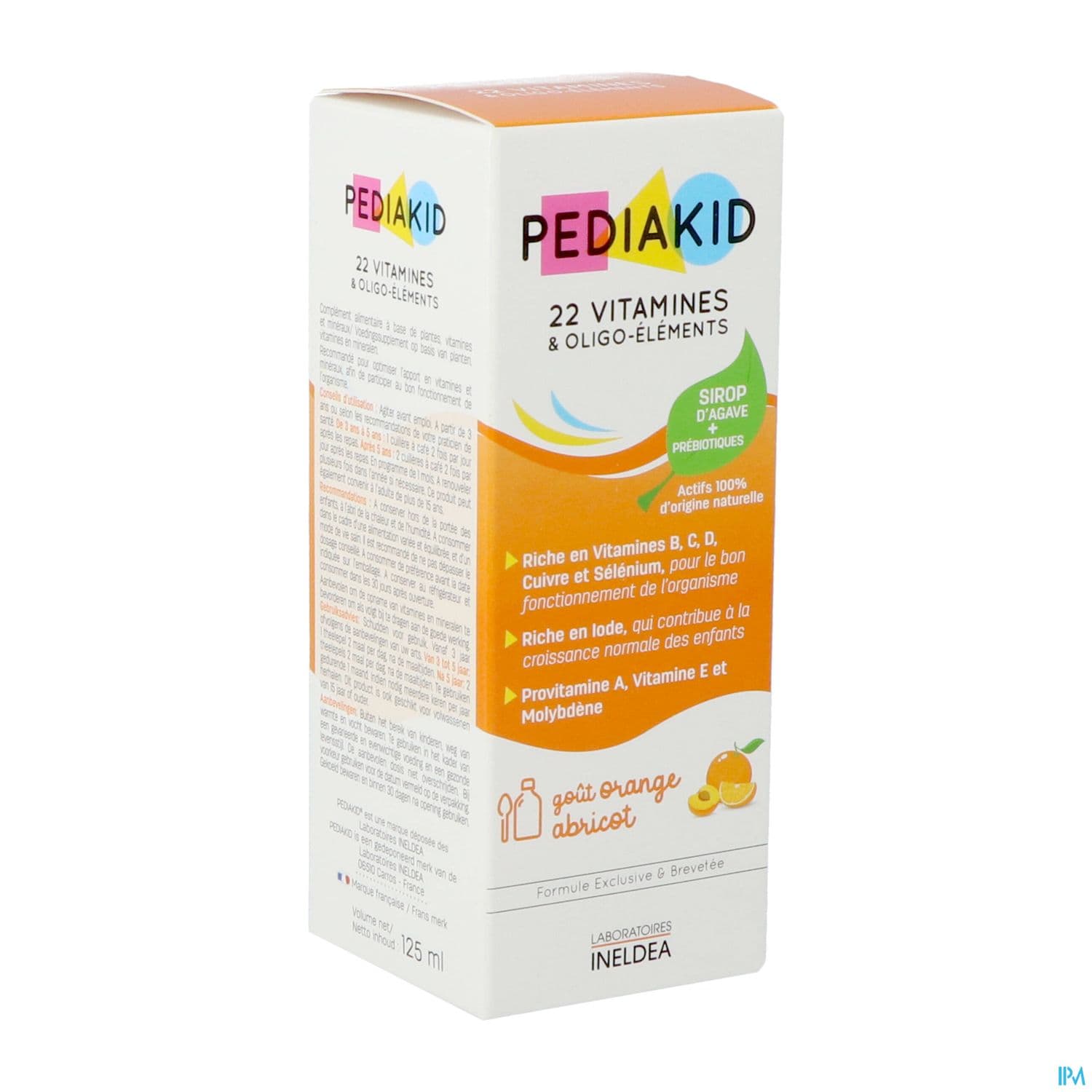 Pediakid 22 Vitamines Oligoelements Sirop 125ml