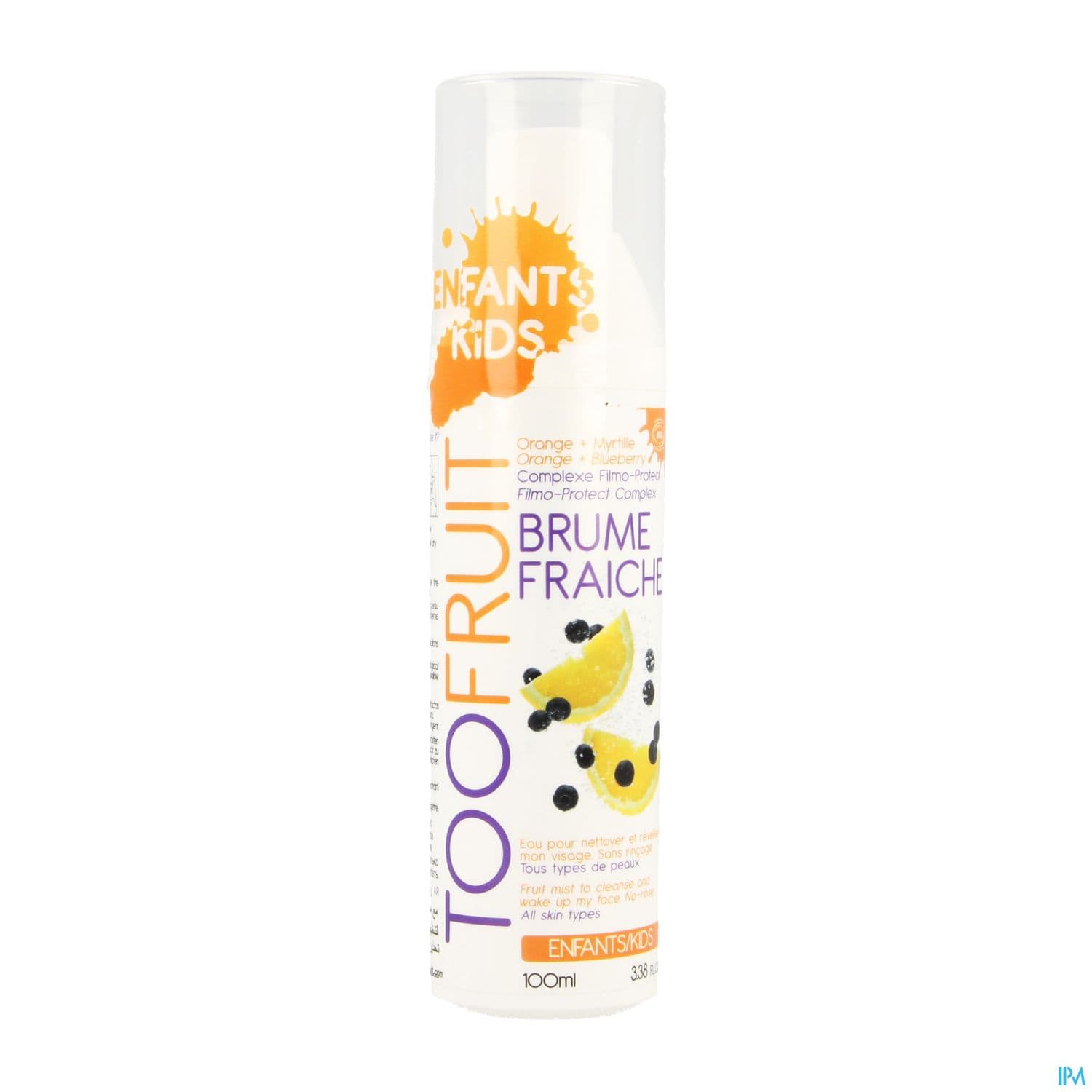 Toofruit Brume Fraiche Orange - Myrtille 100ml — Grande Pharmacie Lazare Carnot 7j/7
