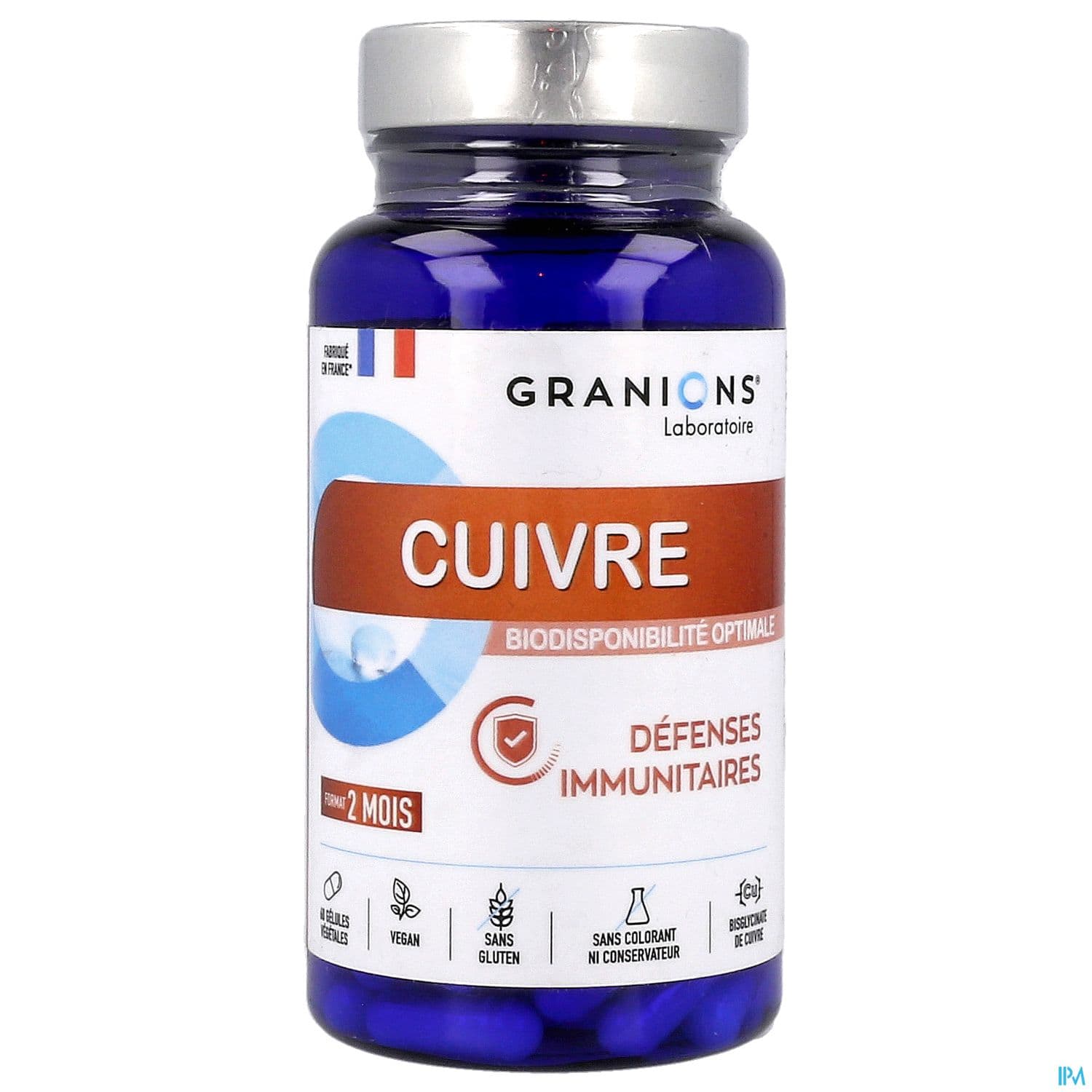 Granions Cuivre 2mg Immunite Gelule 60