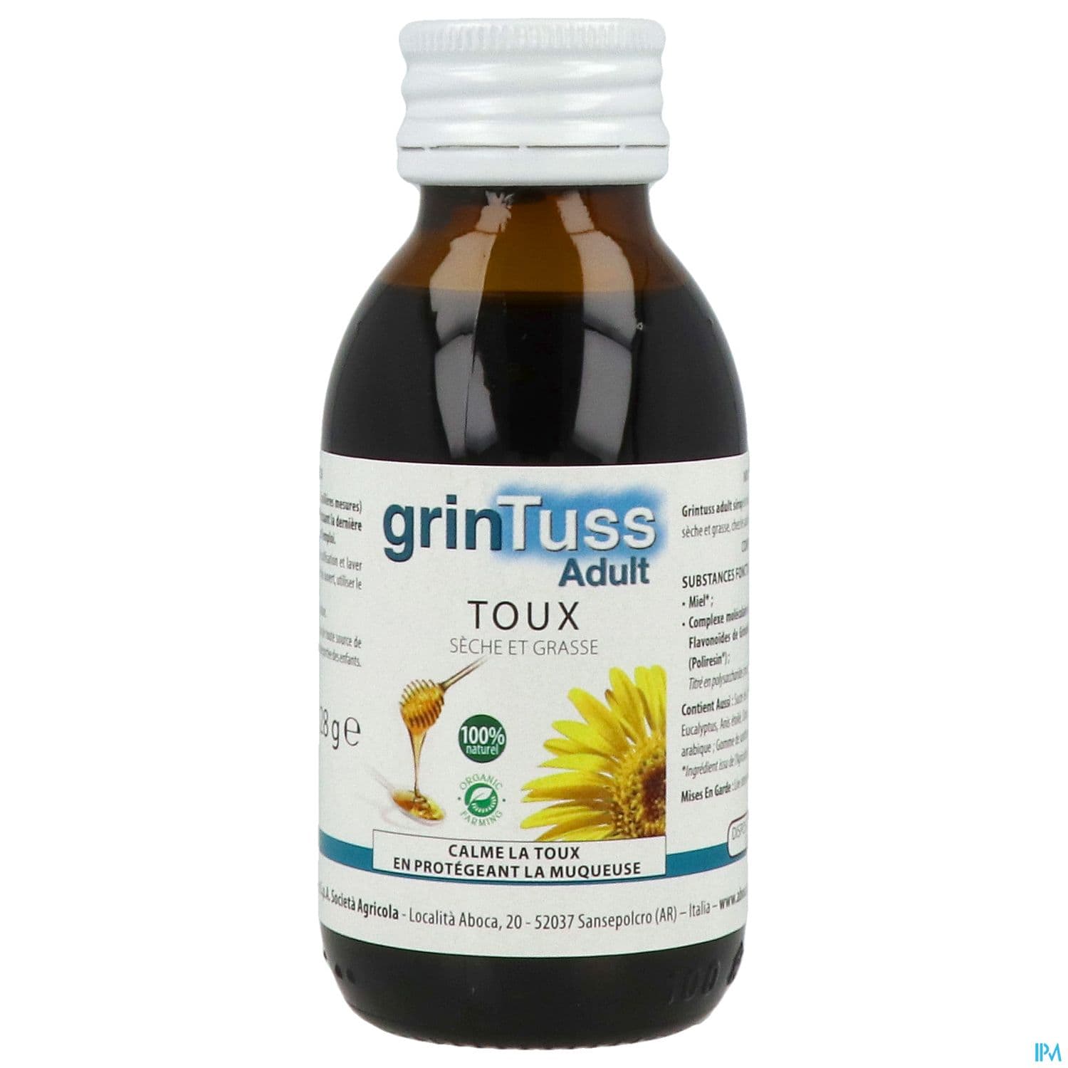 GRINTUSS TOUX SIROP ADULTE 128G