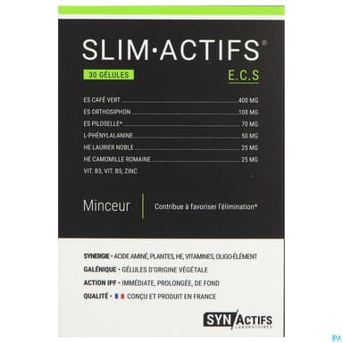 Synactifs Slim Actifs Gelule 30