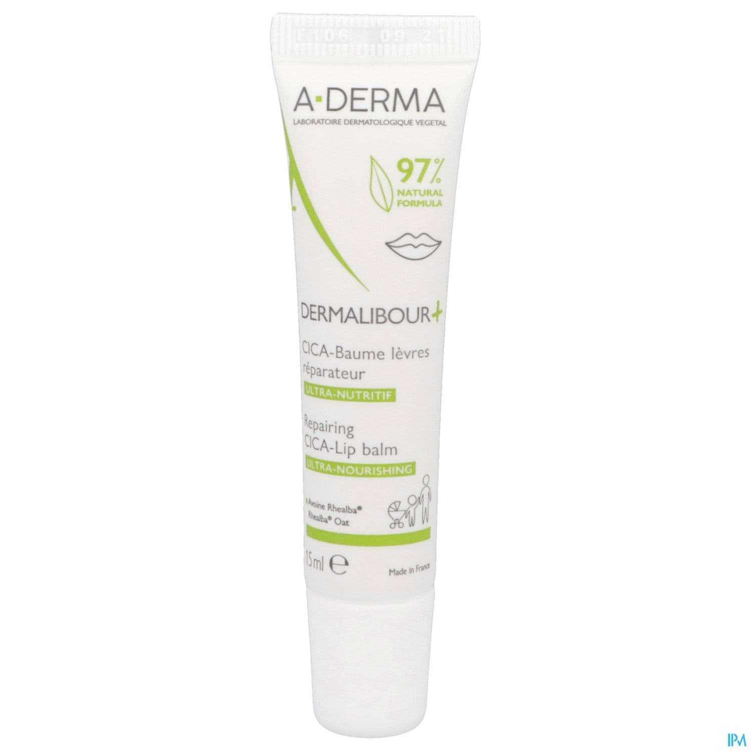 A-DERMA DERMALIBOUR CICA+ LEVRE 15