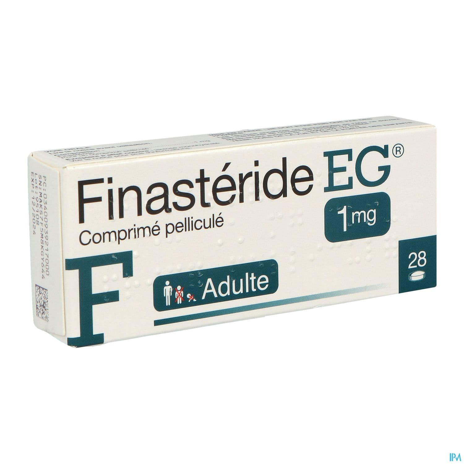 Finasteride Eg 1mg Comprime 28