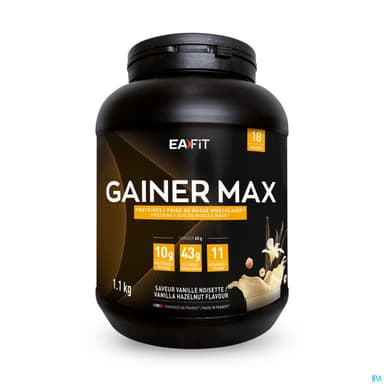 EA-FIT GAINER MAX NOISETTE 1,1KG