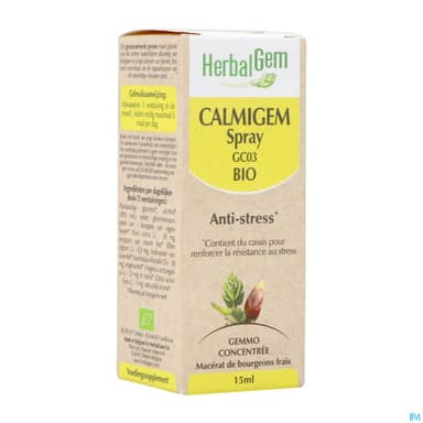 Herbalgem Calmigem Gc03 Antistress Bio Spray 15ml