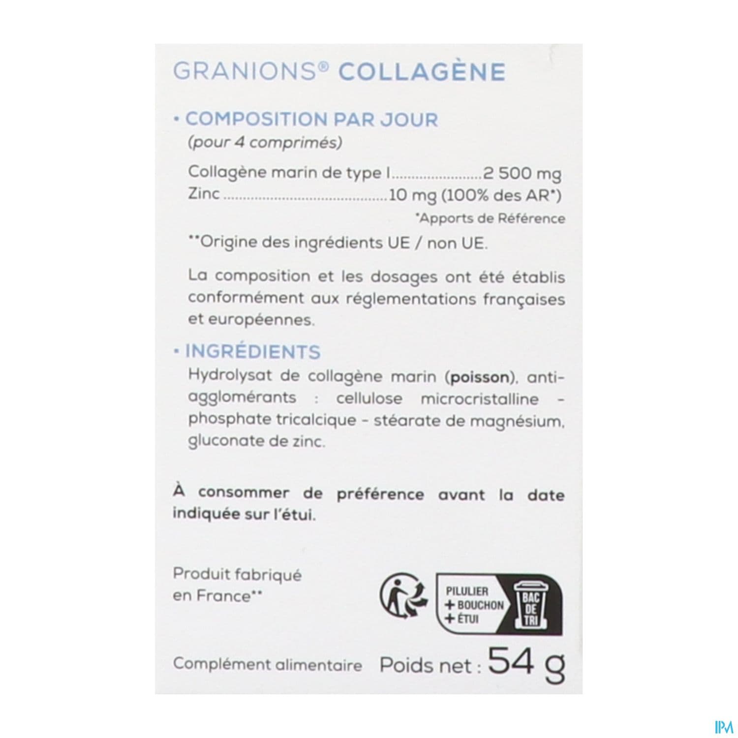 GRANIONS COLLAGENE CPR 60