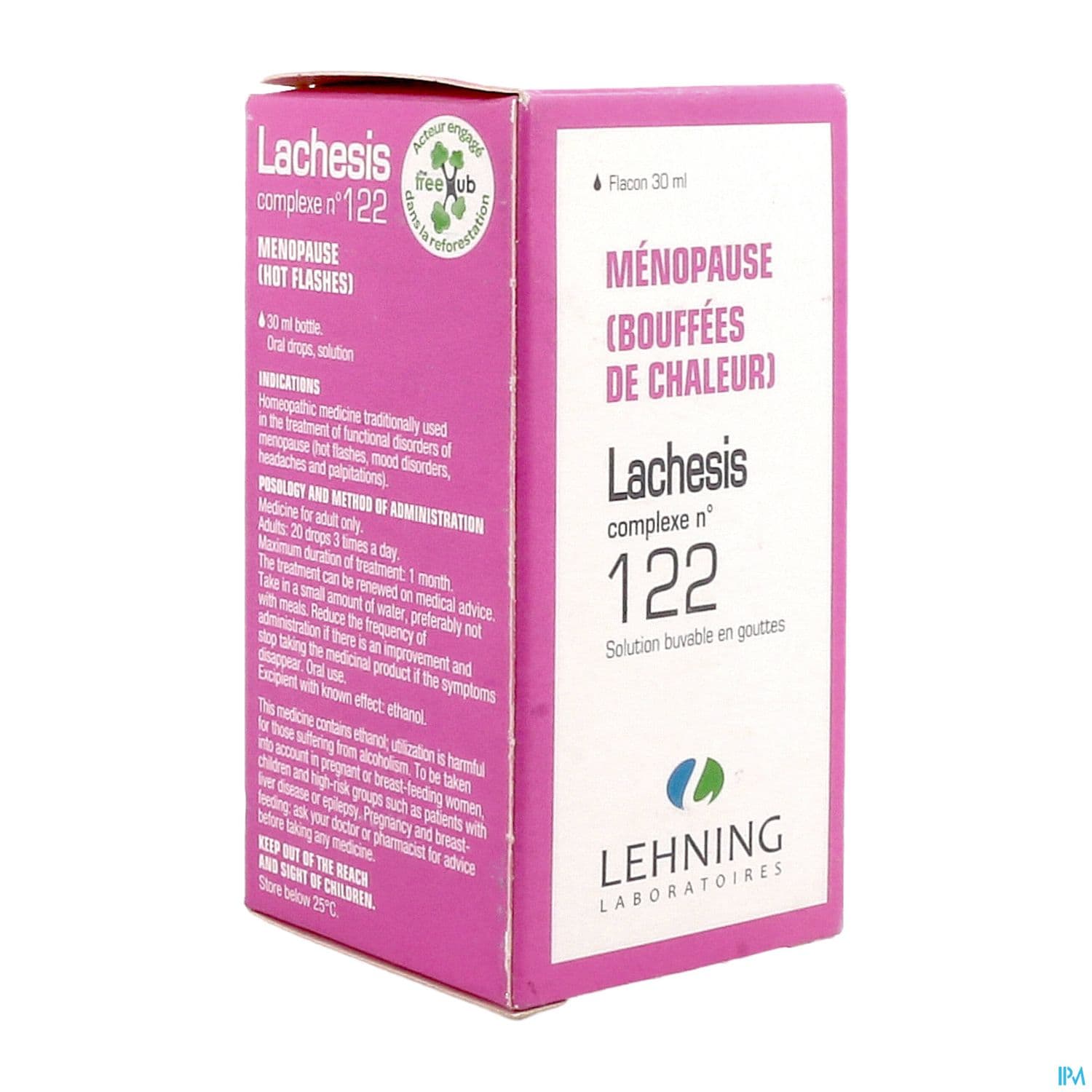 Lehning Complexe 122 Lachesis Solution Buvable 30ml