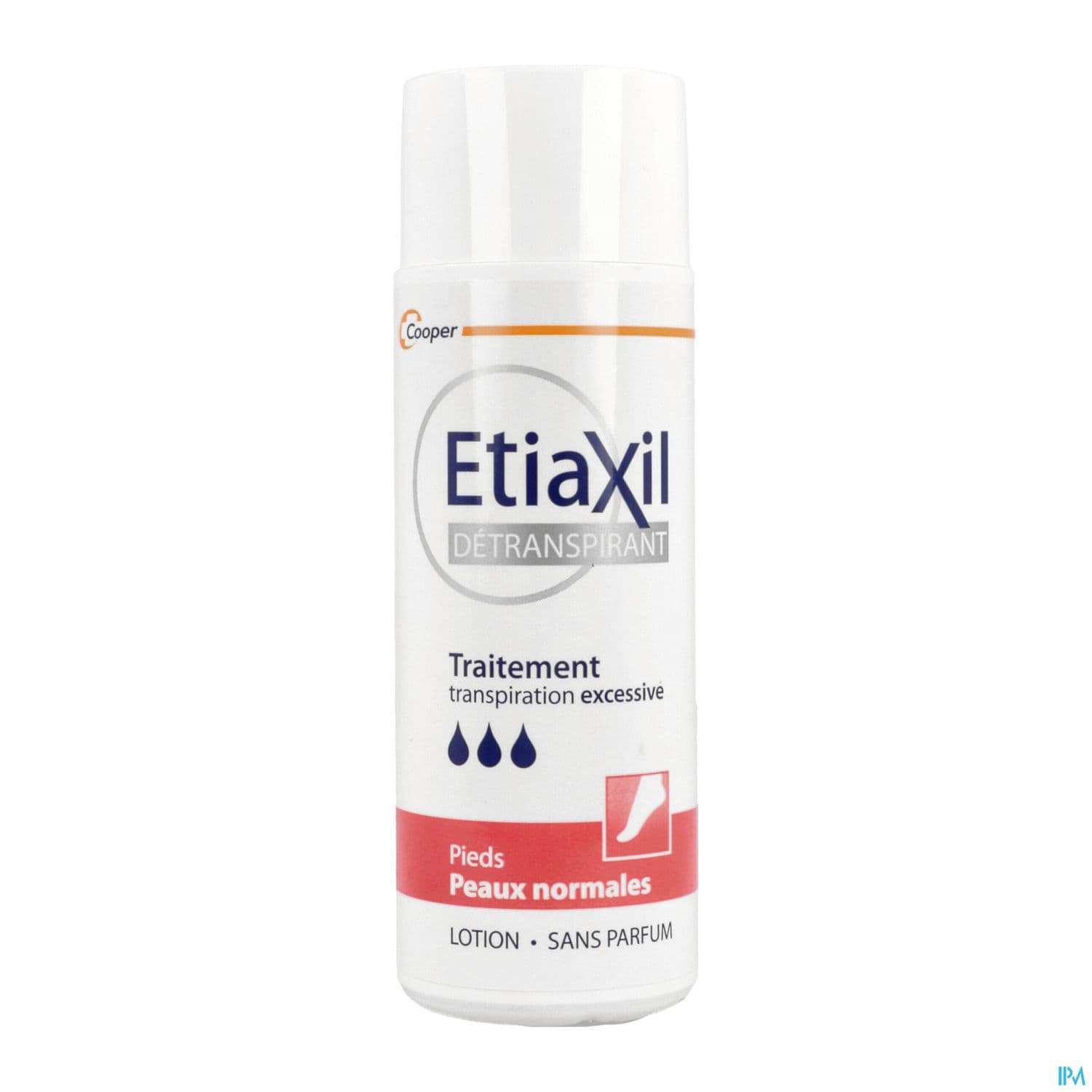 Cooper Etiaxil Detranspirant Pieds Lotion Peaux Normales 100ml
