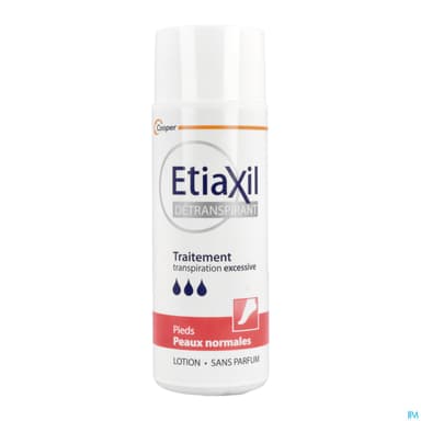 Cooper Etiaxil Detranspirant Pieds Lotion Peaux Normales 100ml