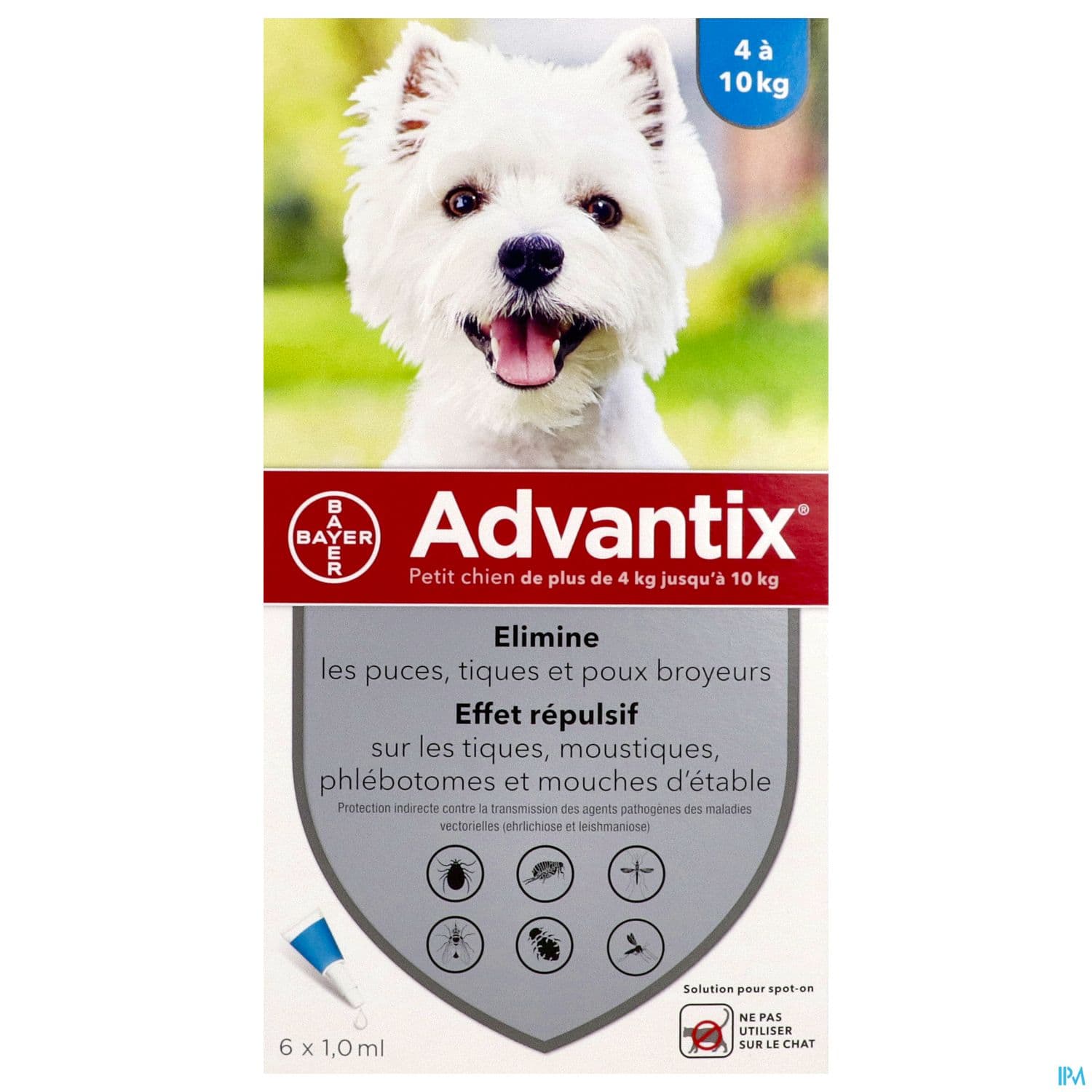 ADVANTIX PETIT CHIEN PIPET1ML6