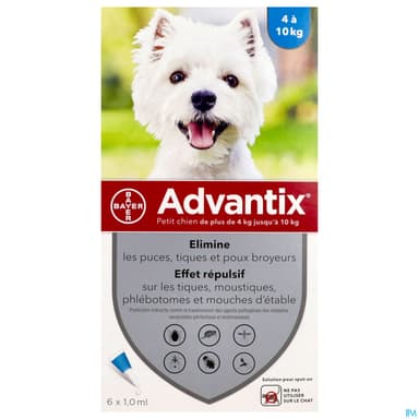 ADVANTIX PETIT CHIEN PIPET1ML6