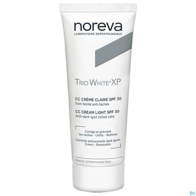 Noreva Trio White Xp Cc Creme Teintee Claire 40ml