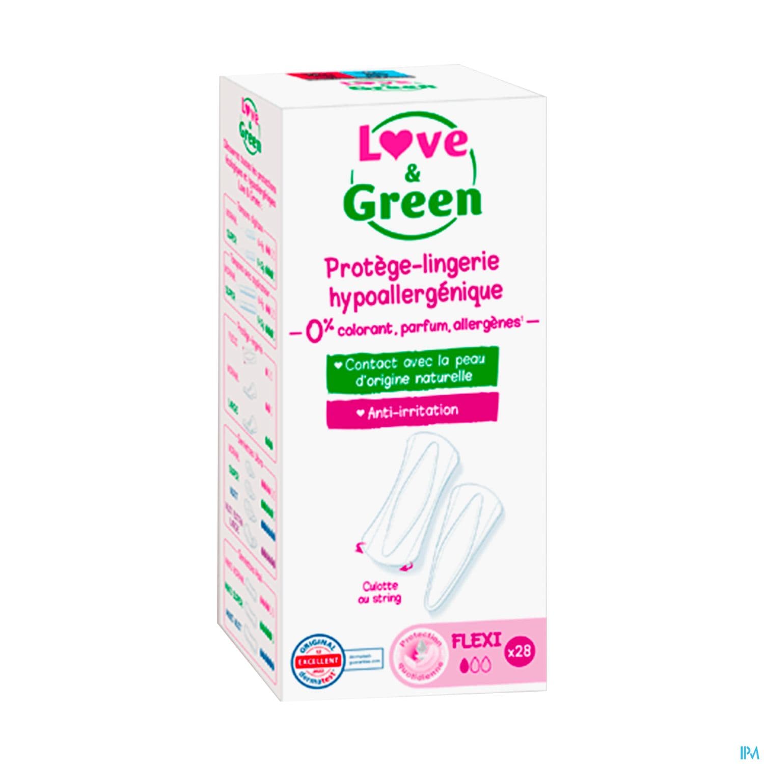 Love Green Protege Slip Ecolabellises Et Hypoallergeniques Flexi X28