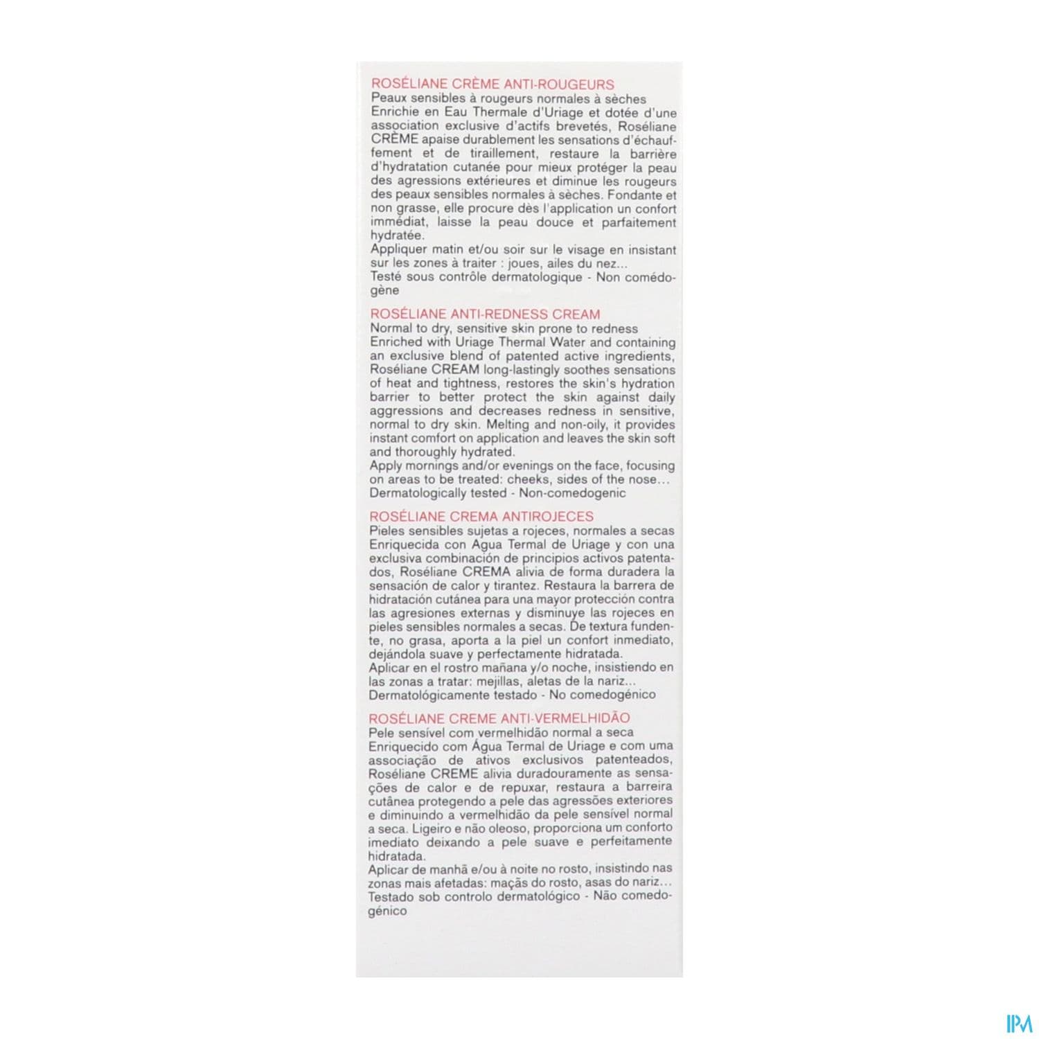 URIAGE ROSELIANE CR A/ROUGEUR 40ML