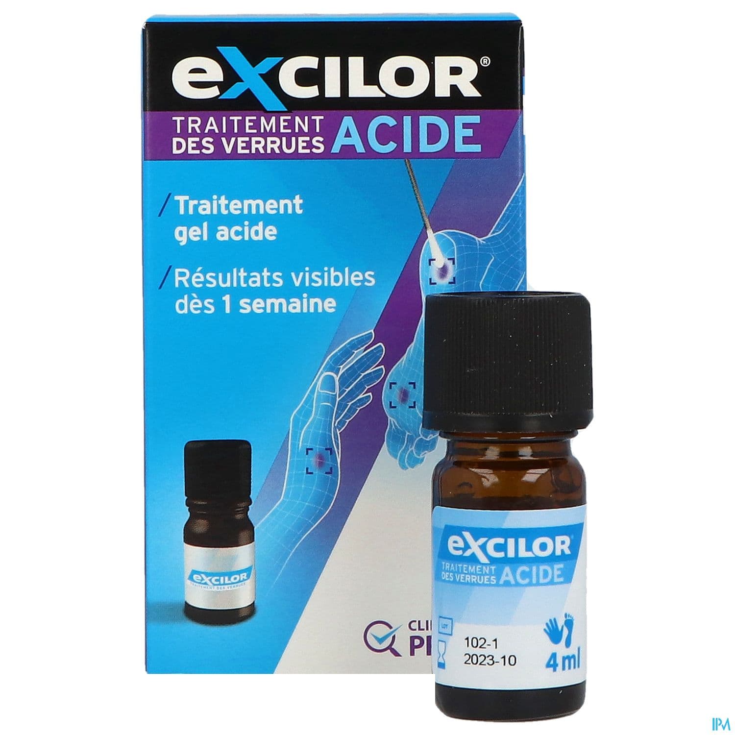 EXCILOR VERRUE ACIDE 4ML