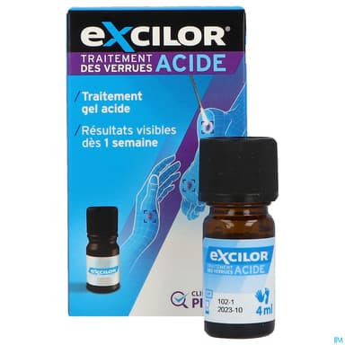 EXCILOR VERRUE ACIDE 4ML
