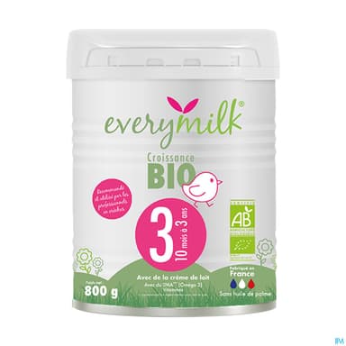 EVERYMILK LAIT CROISS 3 PDR 800G