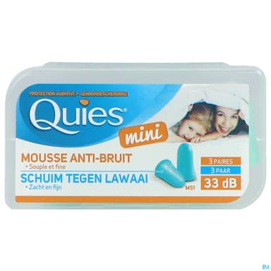 QUIES MINI PROT AUDIT MOUSS 3PAIRE