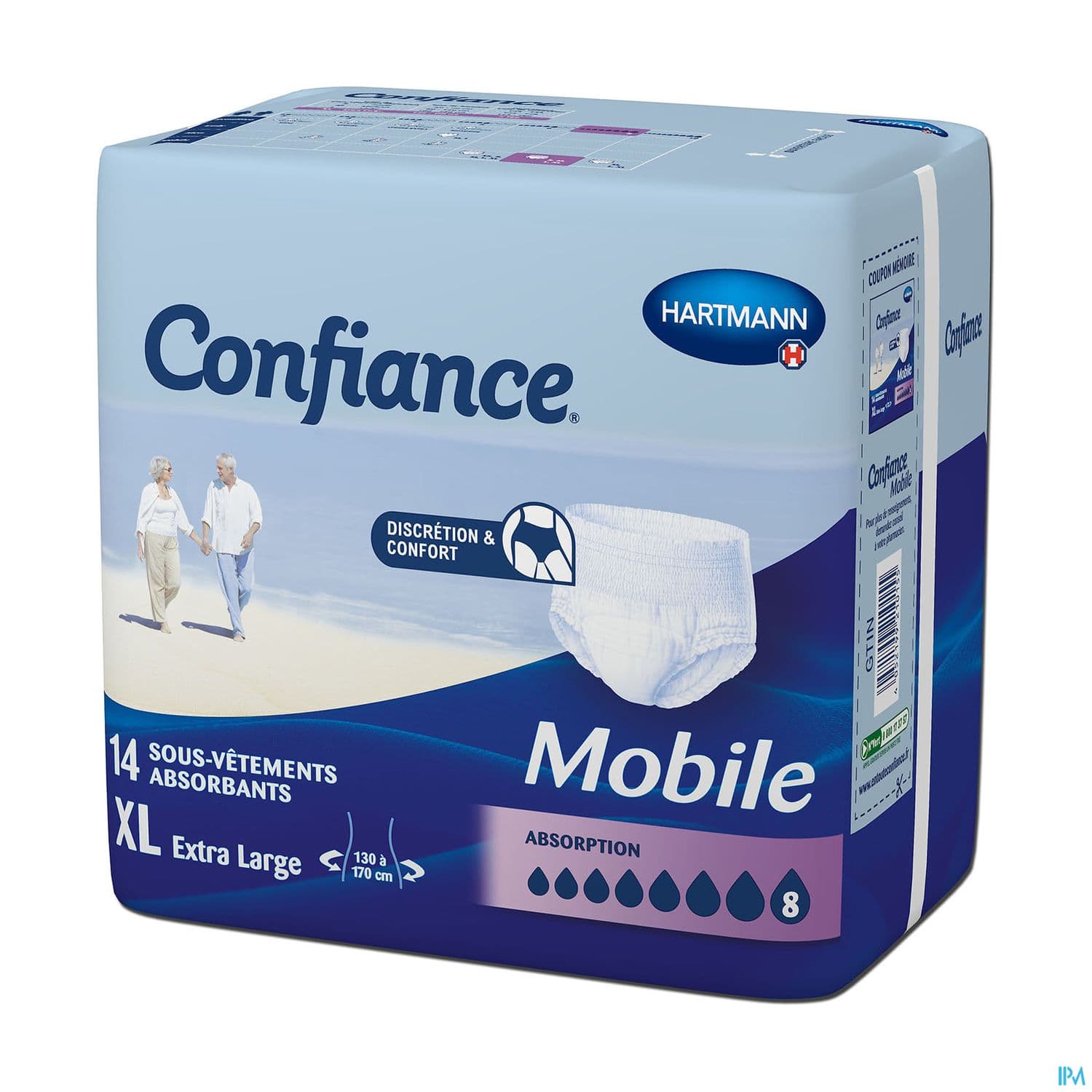 Hartmann Confiance Mobile Absorption 8 Slip Absorbant Xl 14