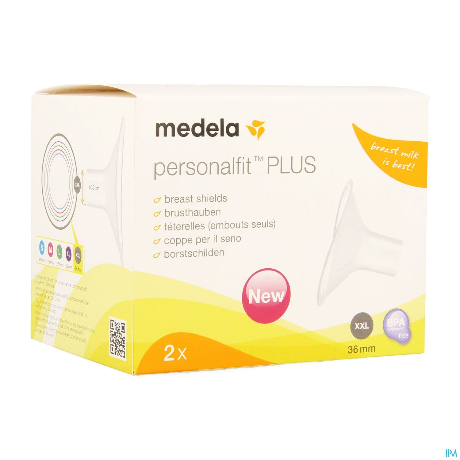 TETERELL MEDELA PERSONALFIT+ XXLX2