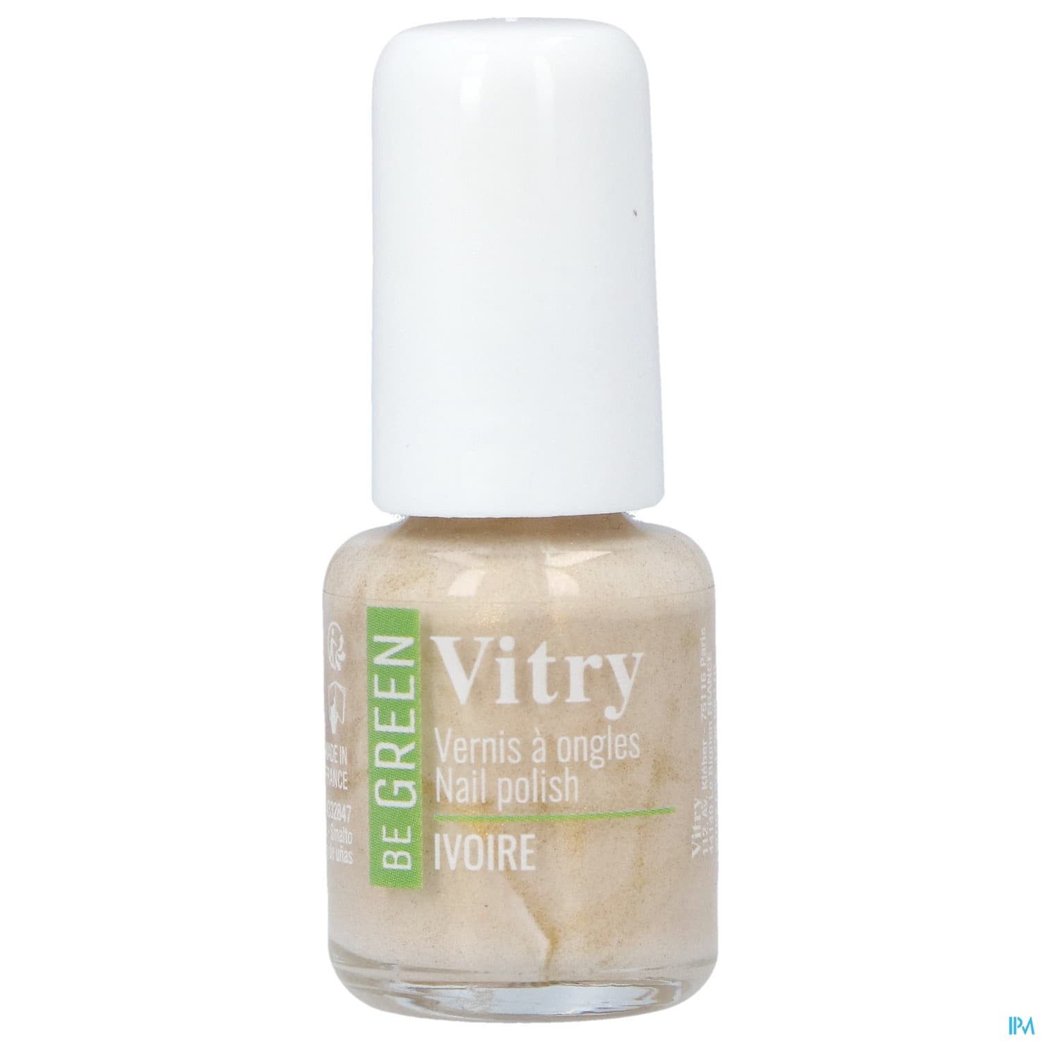 Vitry Be Green Vernis Ongles Ivoire 6ml