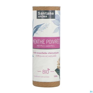 Santane Aroma Huile Essentielle Menthe Poivree Bio 10ml