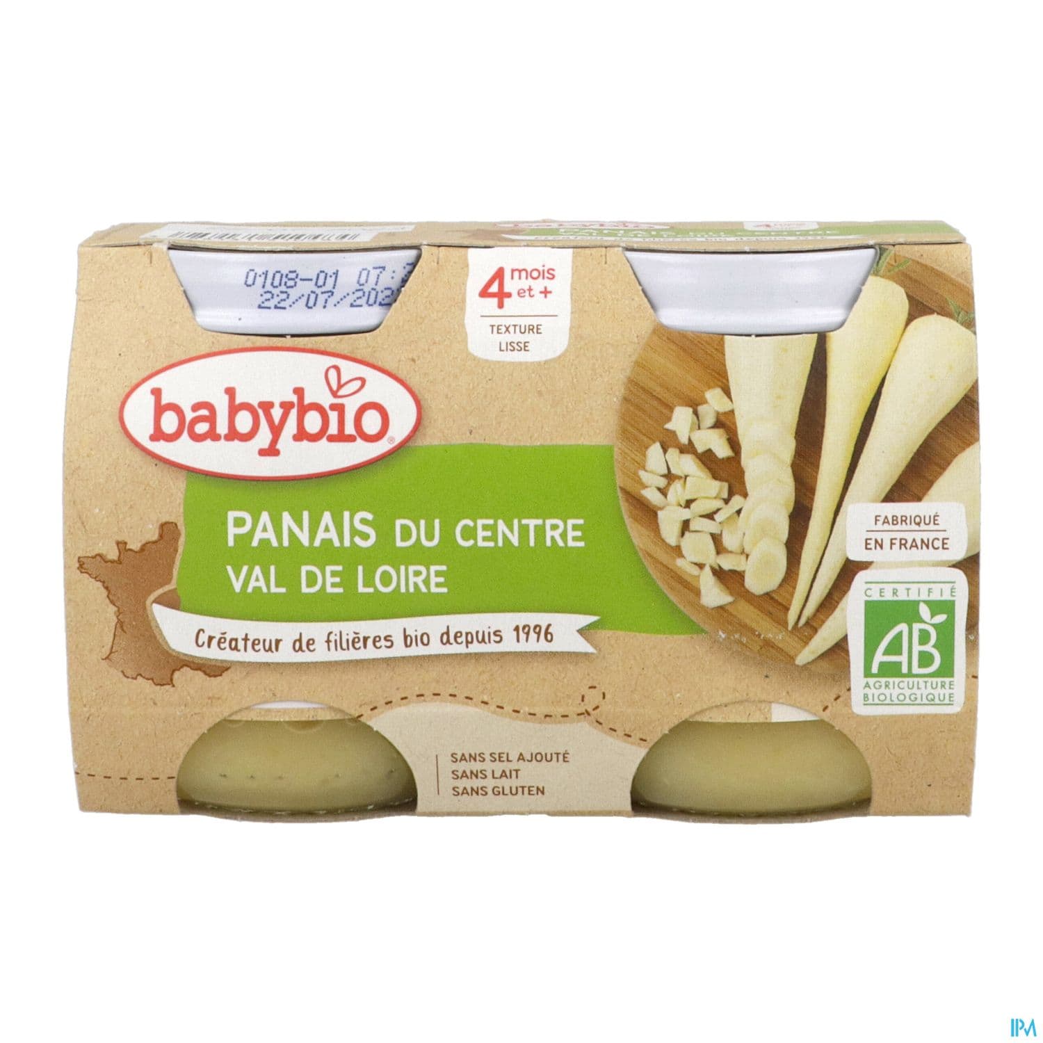 BABYBIO LEGUME PANAIS 2X130G